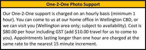 One-2-One Photo Support - Personalised help for your photo collections.